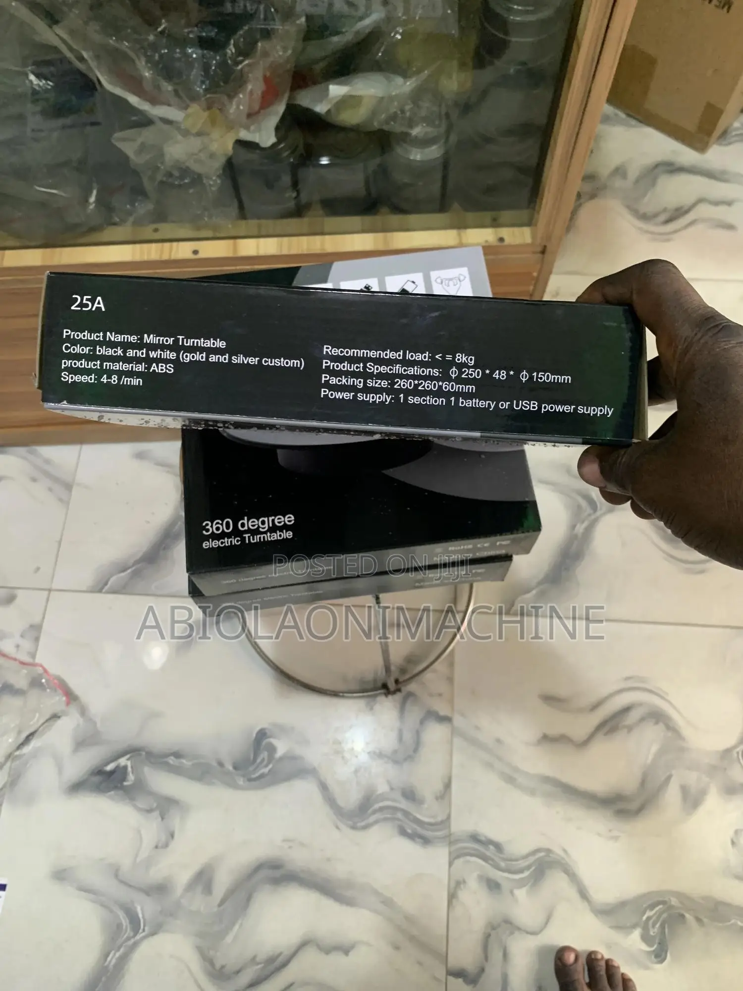 360° Electric Display Turntable – Model 25a
