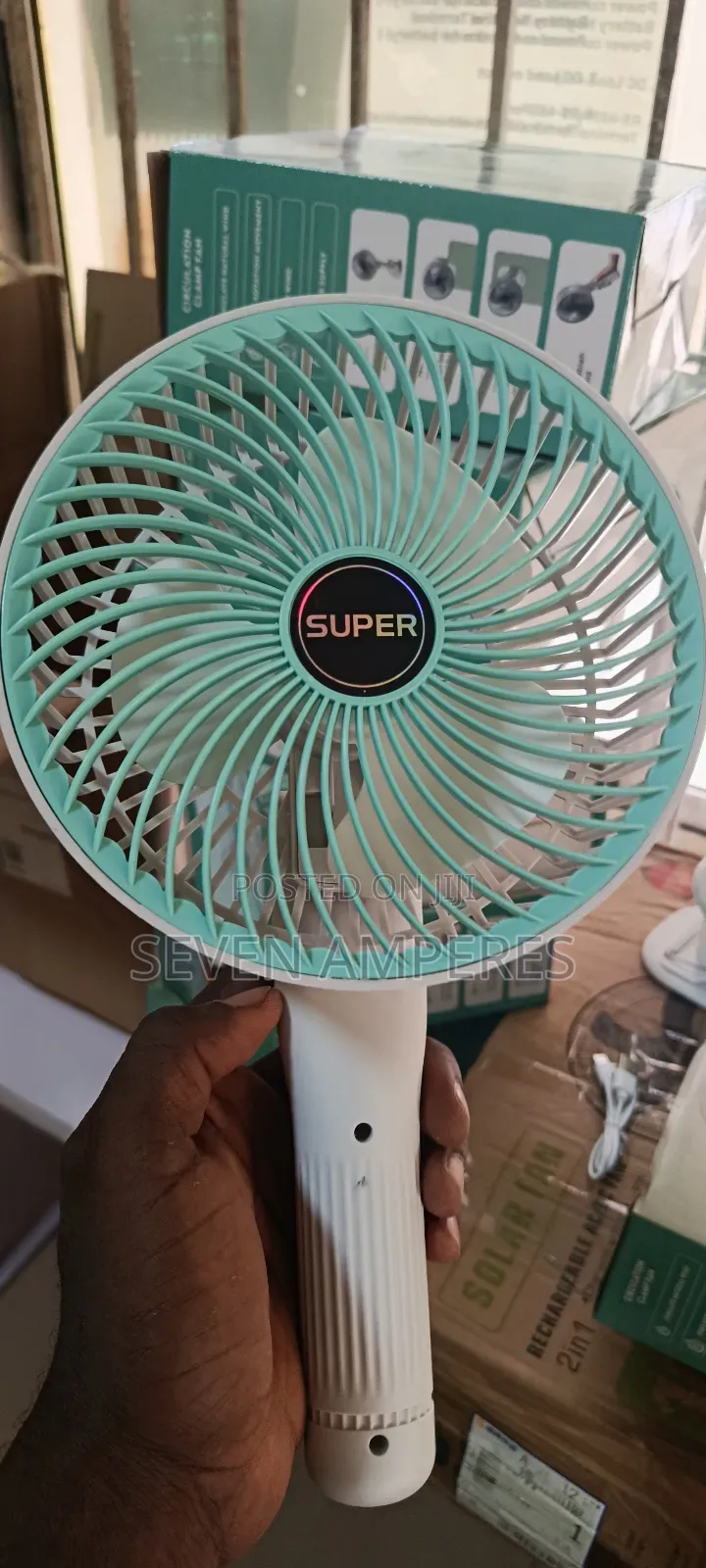 Handheld Wall Mount Clip Cooling Fan