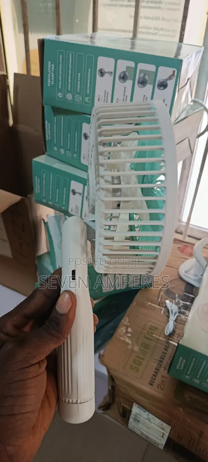 Handheld Wall Mount Clip Cooling Fan