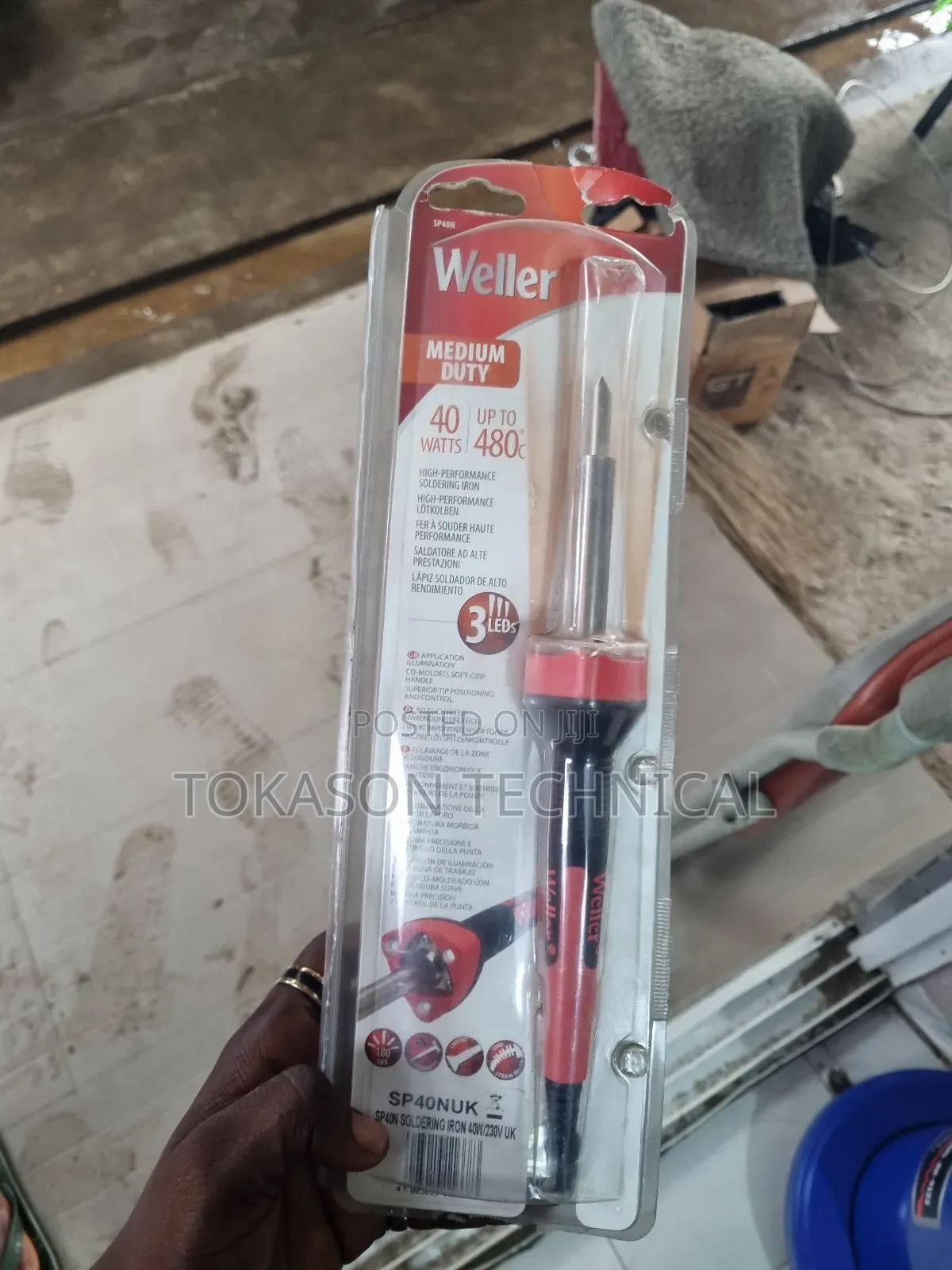 Sp40nuk 40w/230v Uk Medium Duty Soldering Iron With Led