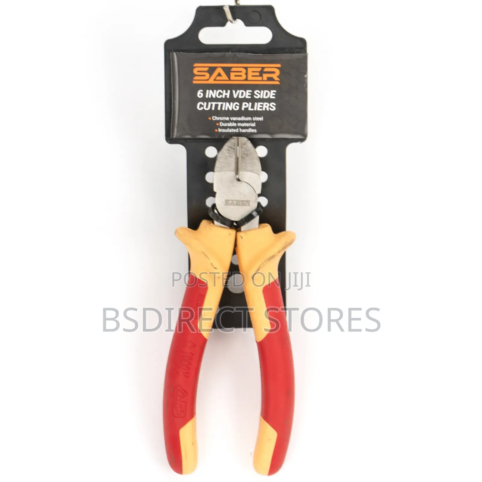 Saber Vde Side Cutting Plier 6 Inch Chrome Vanadium Steel