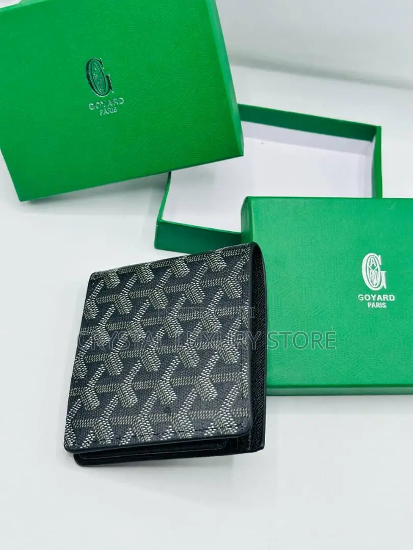 Goyard Quality Luxury Men Genuine Leather Wallet