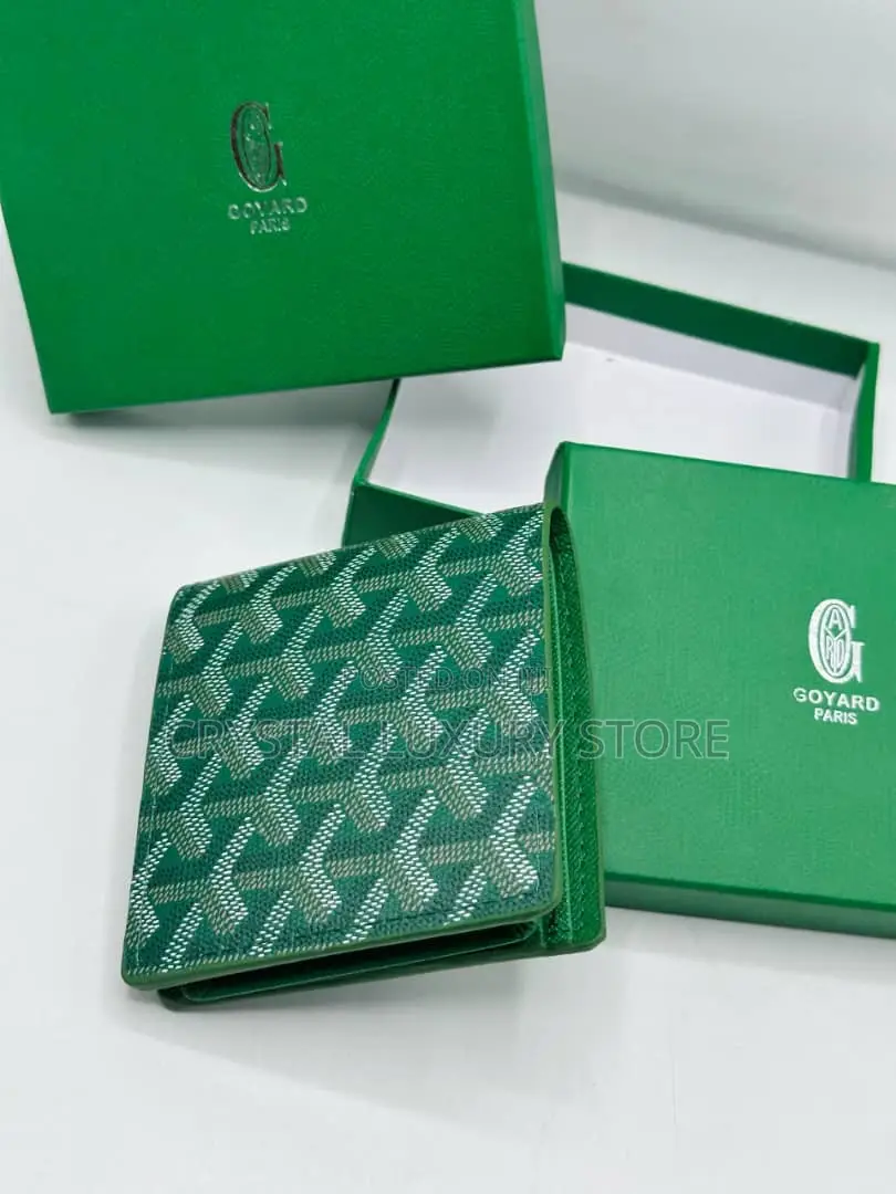 Goyard Quality Luxury Men Genuine Leather Wallet