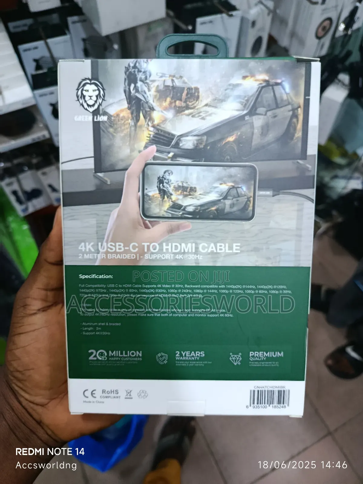 Green Lion Usb-C to Hdmi Cable