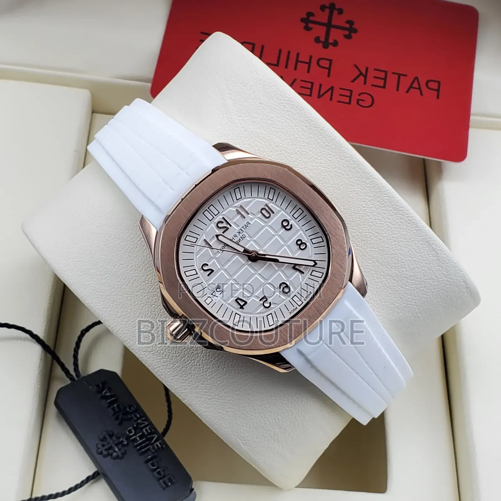Original Patek Philippe White Rubber Strap Watch in Store