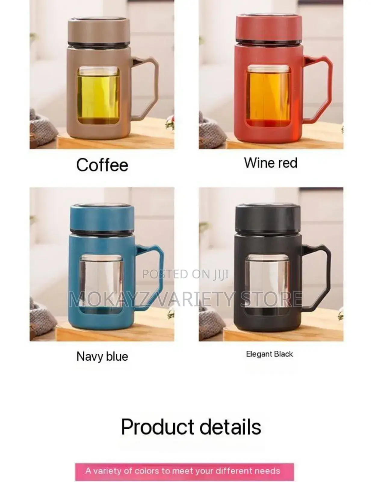 500ml Insulated Handle Glass Cup /Souvenir/Gift