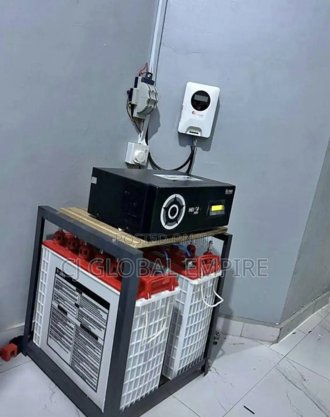 1.7kva Solar System Full Installation,2tubular Batt,300w 6ps