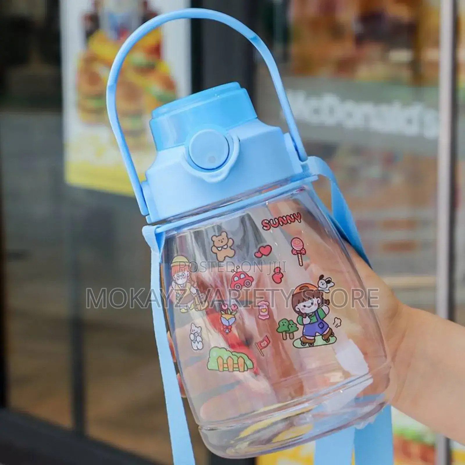 1300ml Cute Big Belly Single Waterbottle - Very Strong