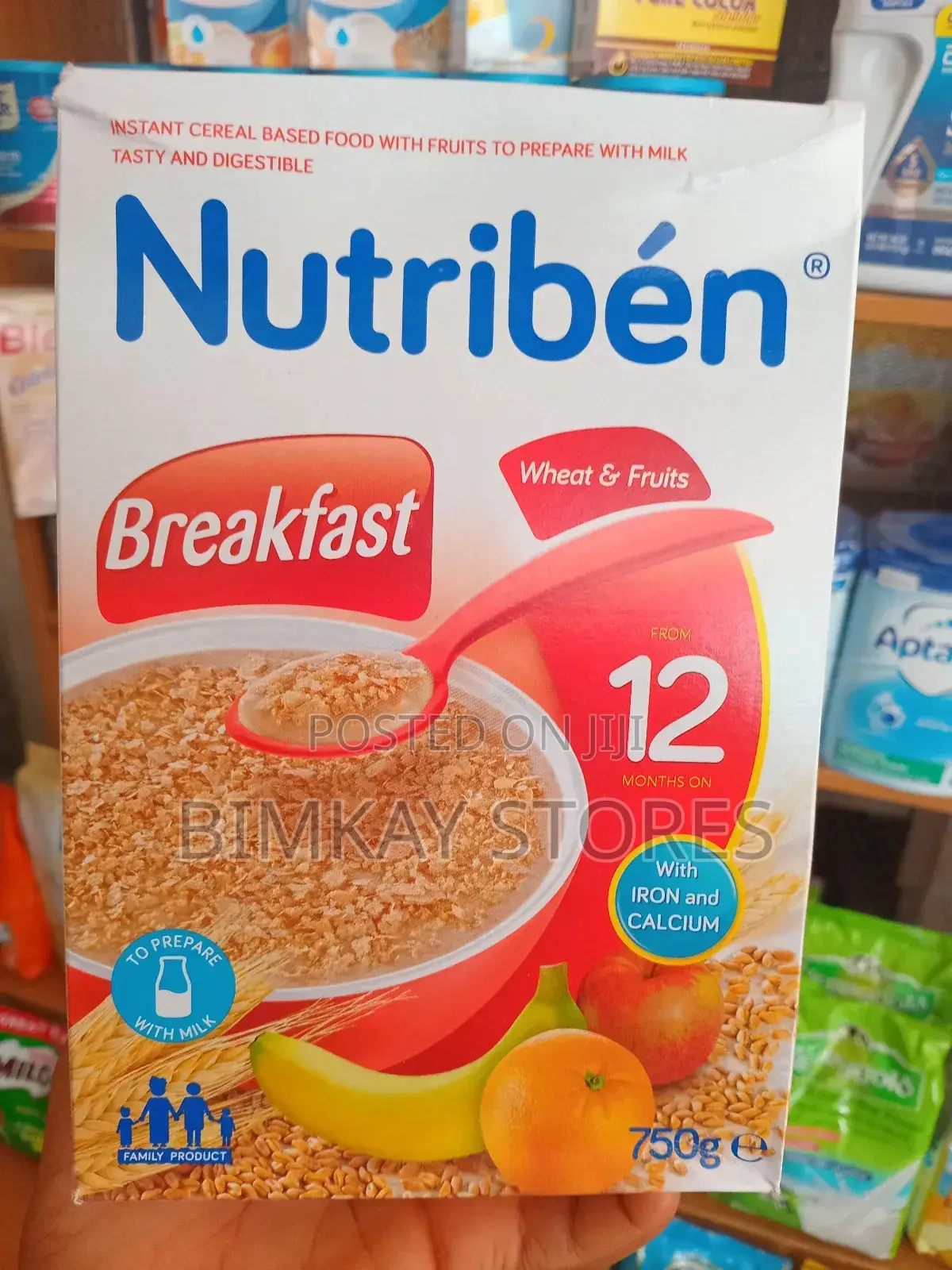 Nutriben Breakfast Food for 12 Months Plus Babies.