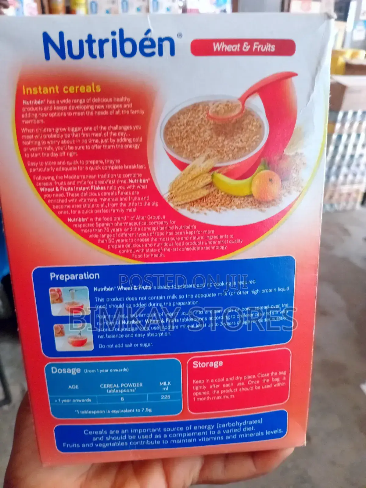 Nutriben Breakfast Food for 12 Months Plus Babies.