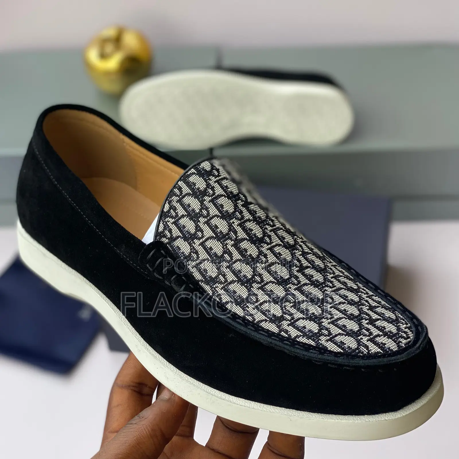 Original Christian Dior Moccasin Loafers Shoes