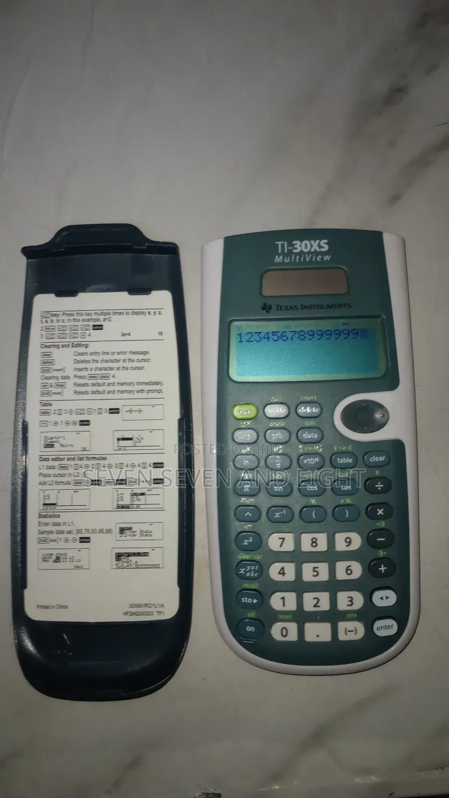 Texas Instruments Ti 30xs Calculator for Sat, Act, and Ap