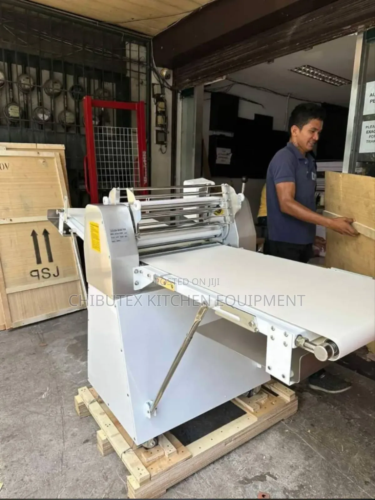 Industrial Dough Sheeter Standing One