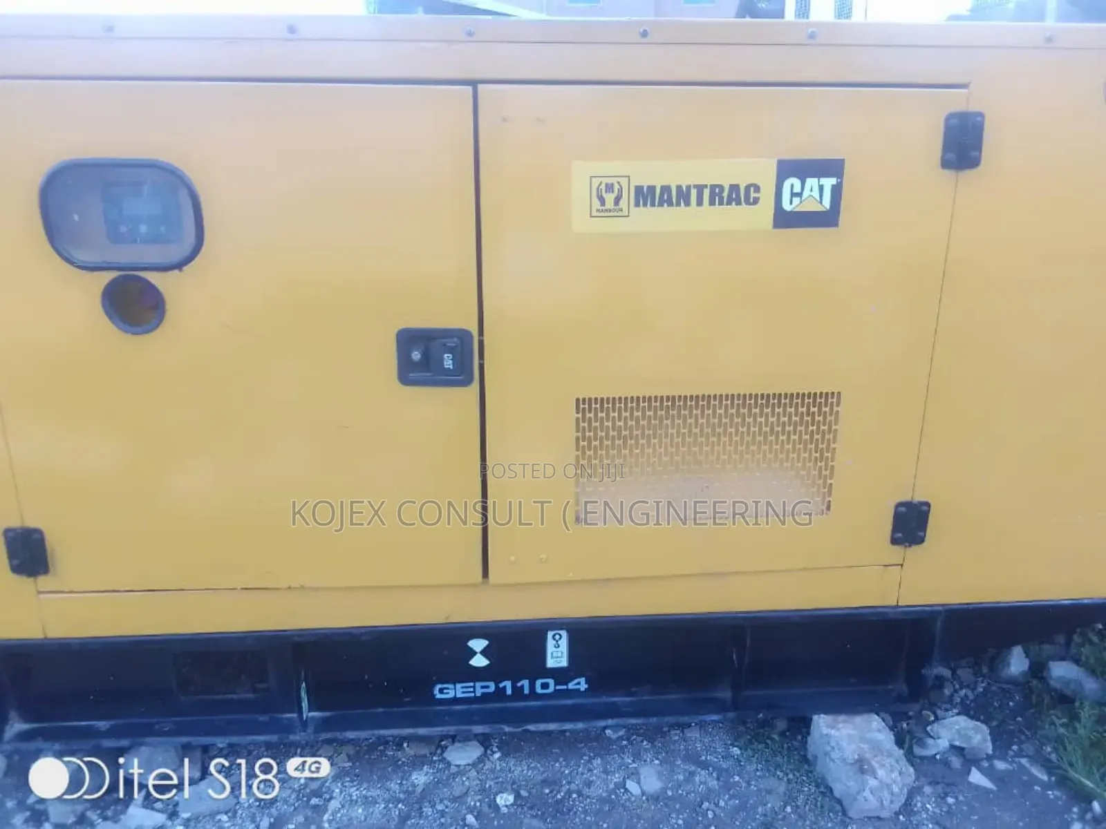 100kva Cat Mantrac Soundproof Generator at 11.8m*