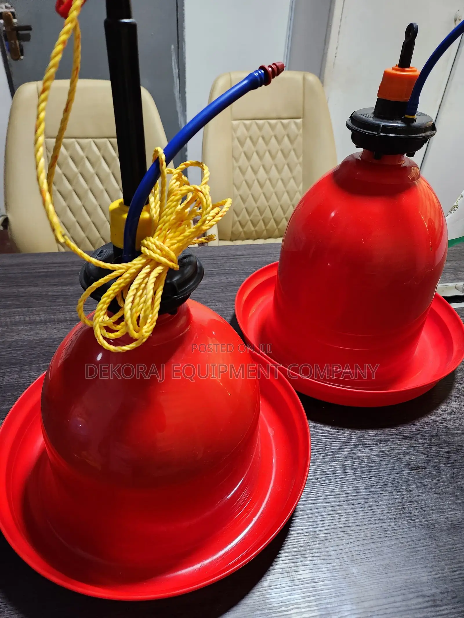 India Feeder And India Drinker For 50 Birds Each