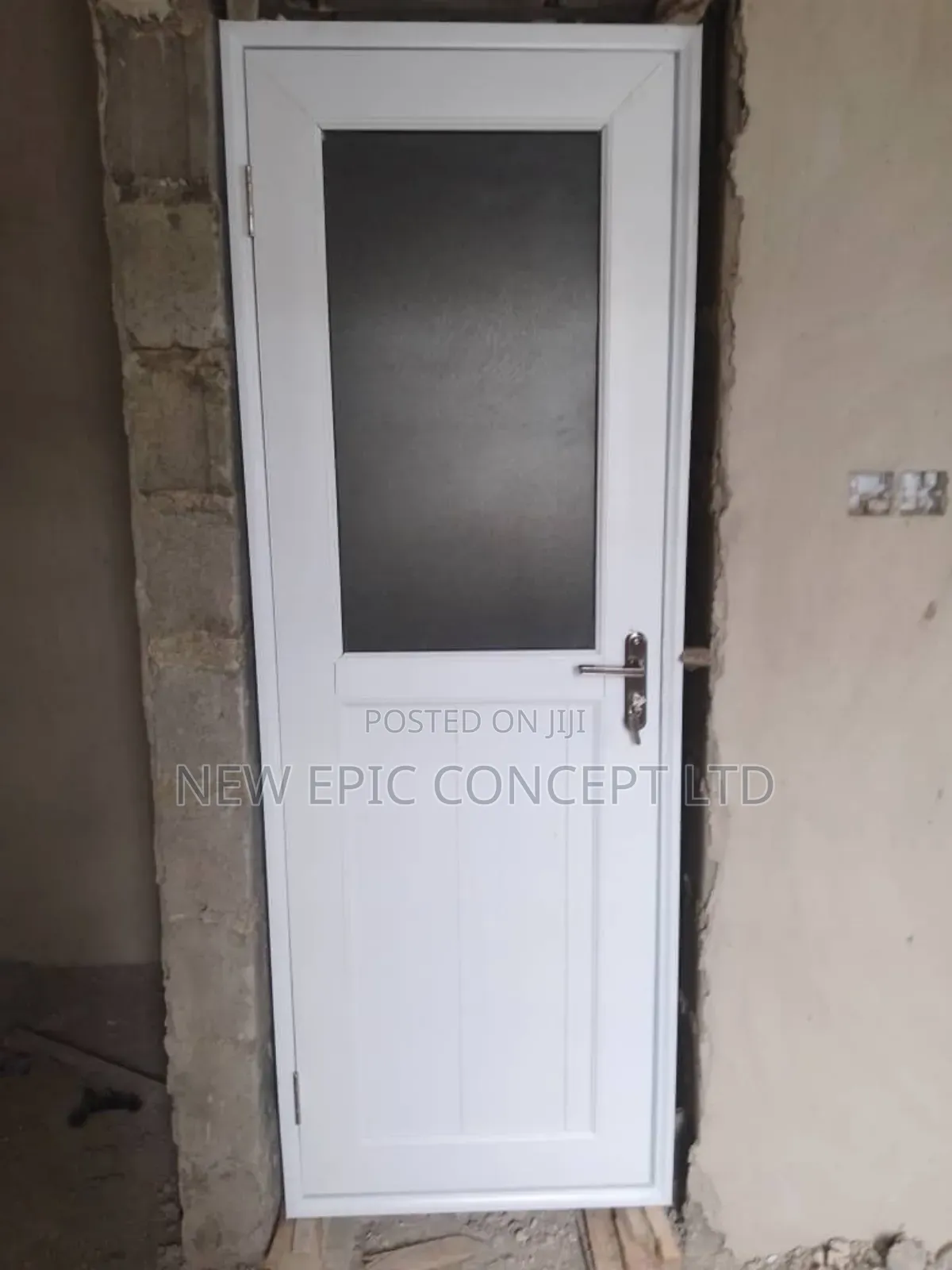 Toilet And Bathroom Water Resistant Door