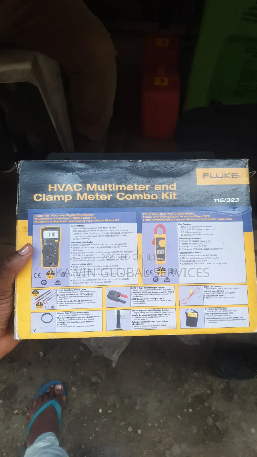 Fluke 116/323 Kit True-RMS Ac/Dc Hvac Multimeter