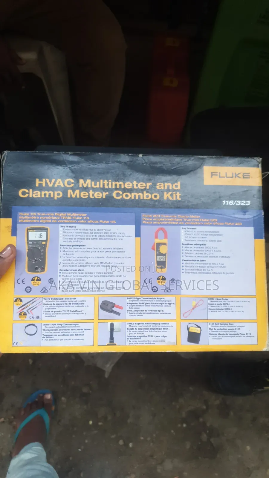 Fluke 116/323 Kit True-RMS Ac/Dc Hvac Multimeter