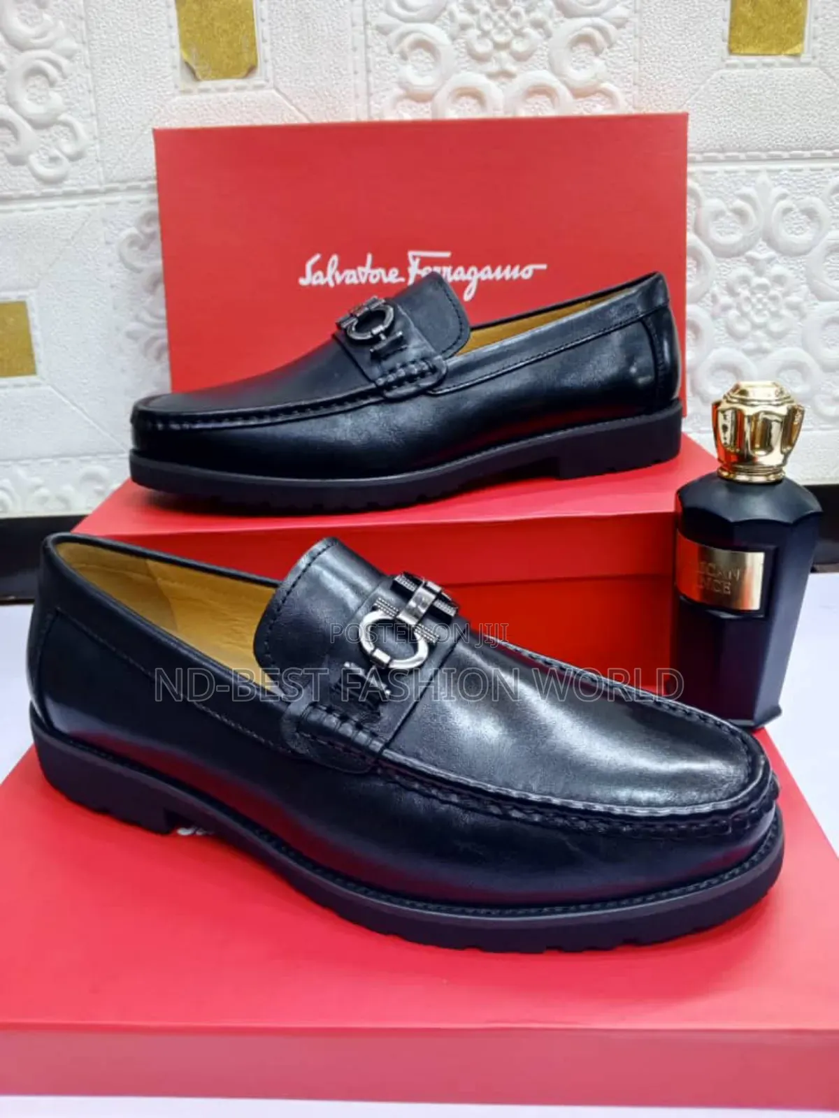Brown Leather Ferragamo Shoes
