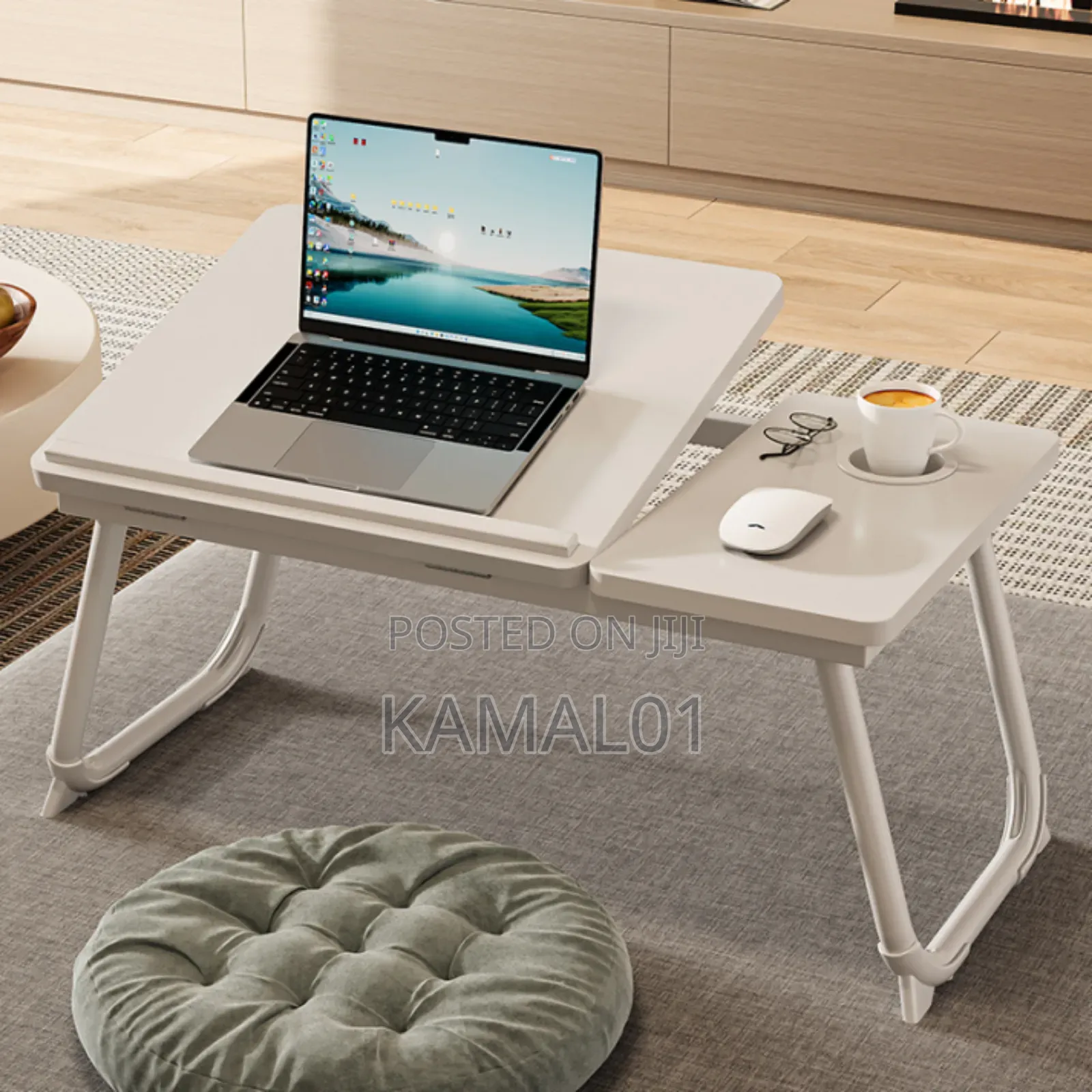 Lifting Table Folding Laptop Desk 55x32x25cm