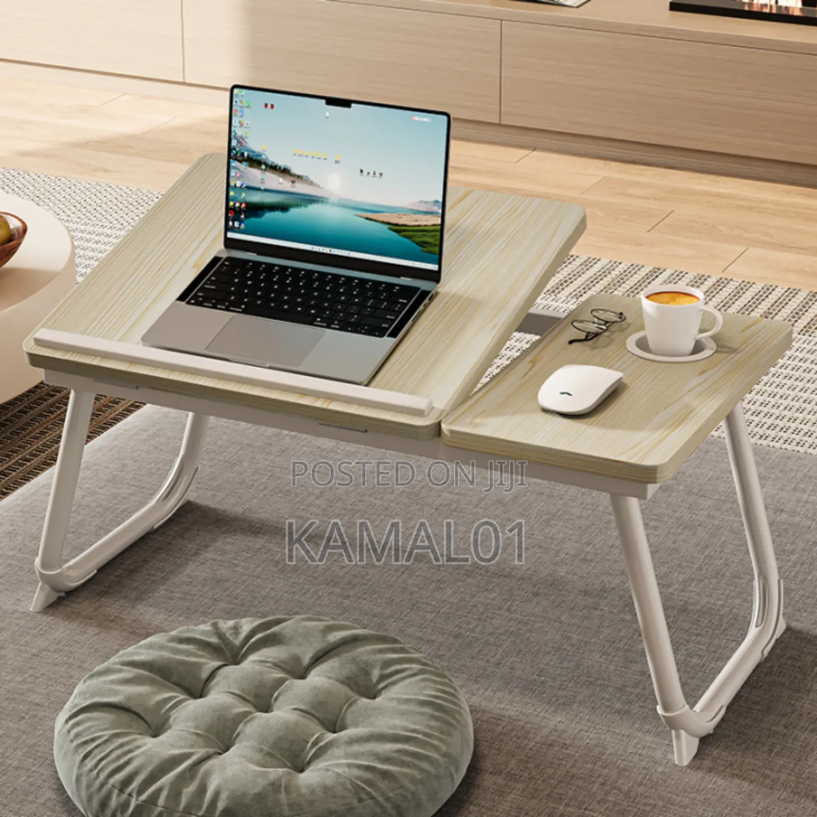 Lifting Table Folding Laptop Desk 55x32x25cm