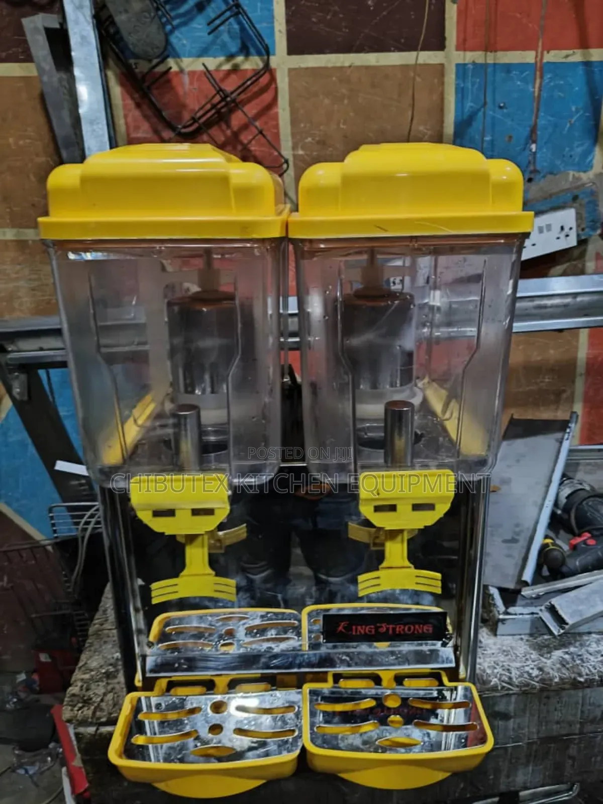 Industrial Juice Dispenser Machine 2 Nozzles