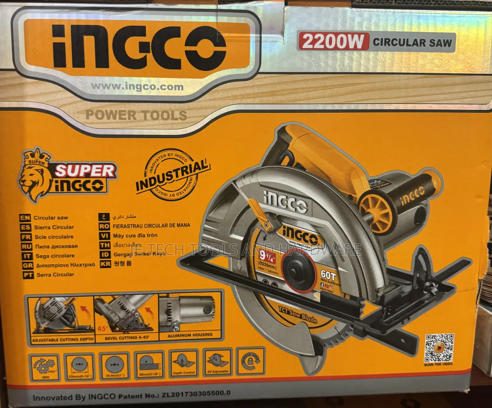 Power Tools for Wood Cutting 2200w