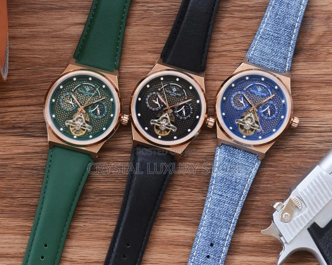Patek Philippe Quality Luxury Men Jeans Wristwatch