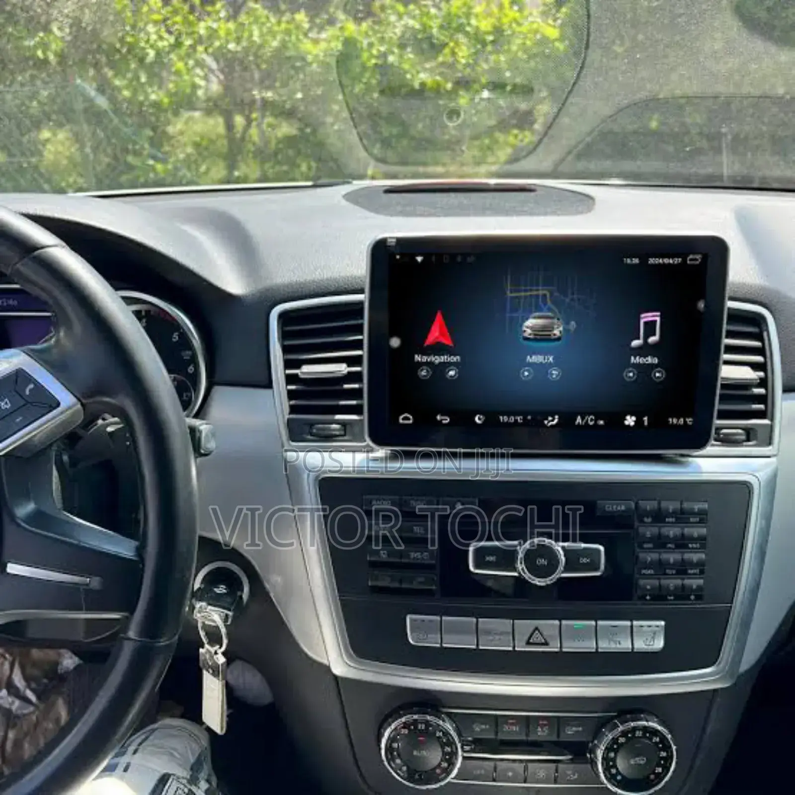 Android Screen Car Play Benz Ml350 2012 - 2015 /Gle