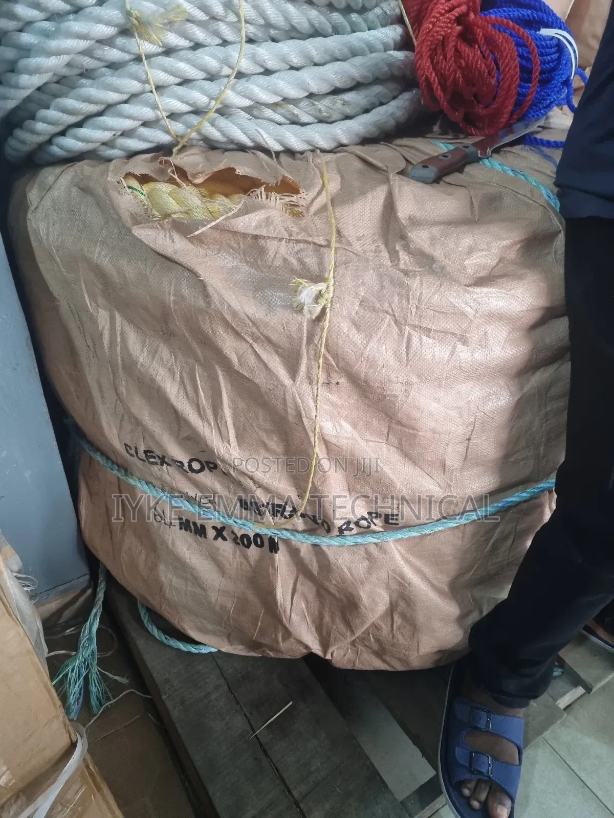 8 Strands 64mm Polyester and Pp Mixed Mooring Rope