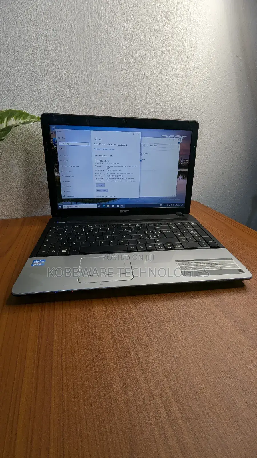 Laptop Acer TravelMate P253 M 4GB Intel Core I5 HDD 320GB
