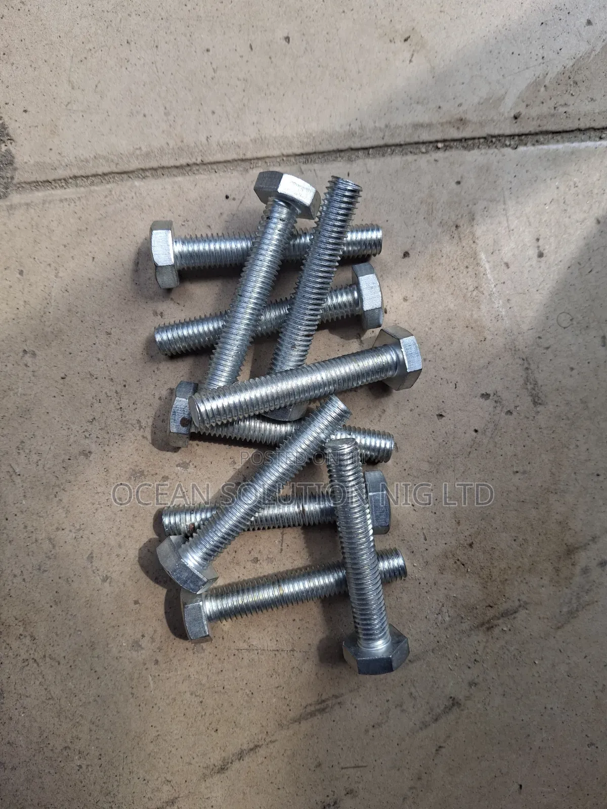 10mm X 60 Bolt With Nut/ M10x60 Bolt/ 21/2" Bolt With Nut