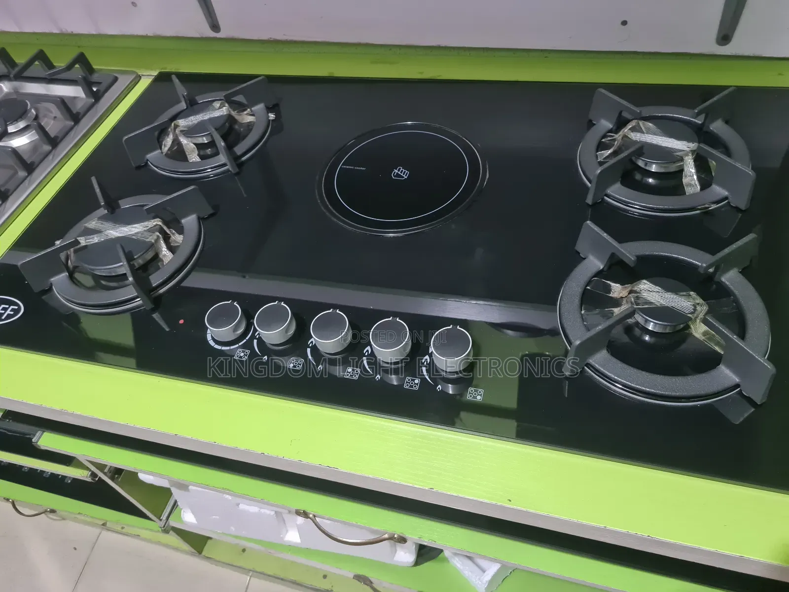 Cliff 4 Gas 1 Electric Inbuilt Gas Cooker 60x90cm 100% Cop