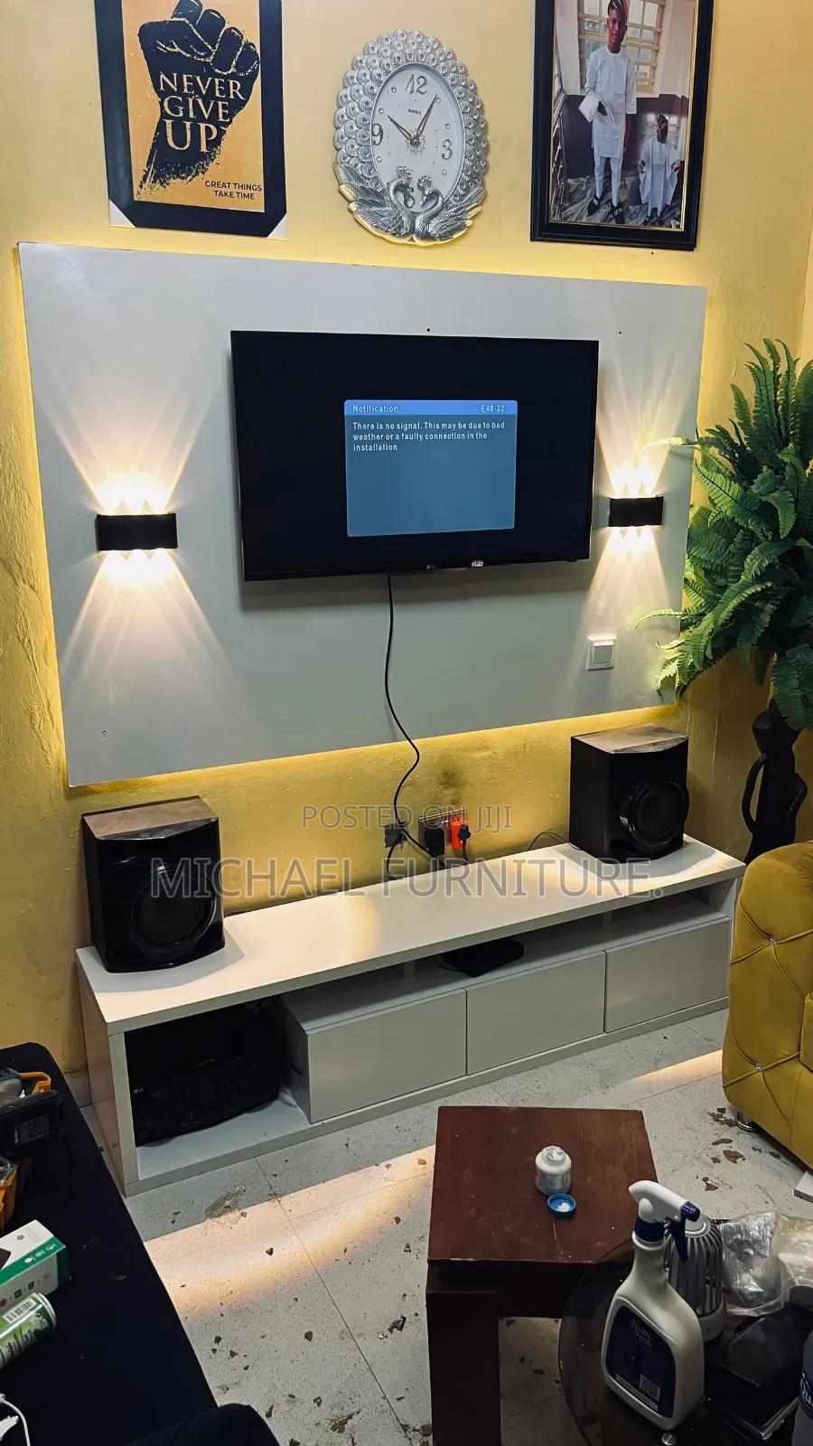 Beautifully Constructed Tv Console