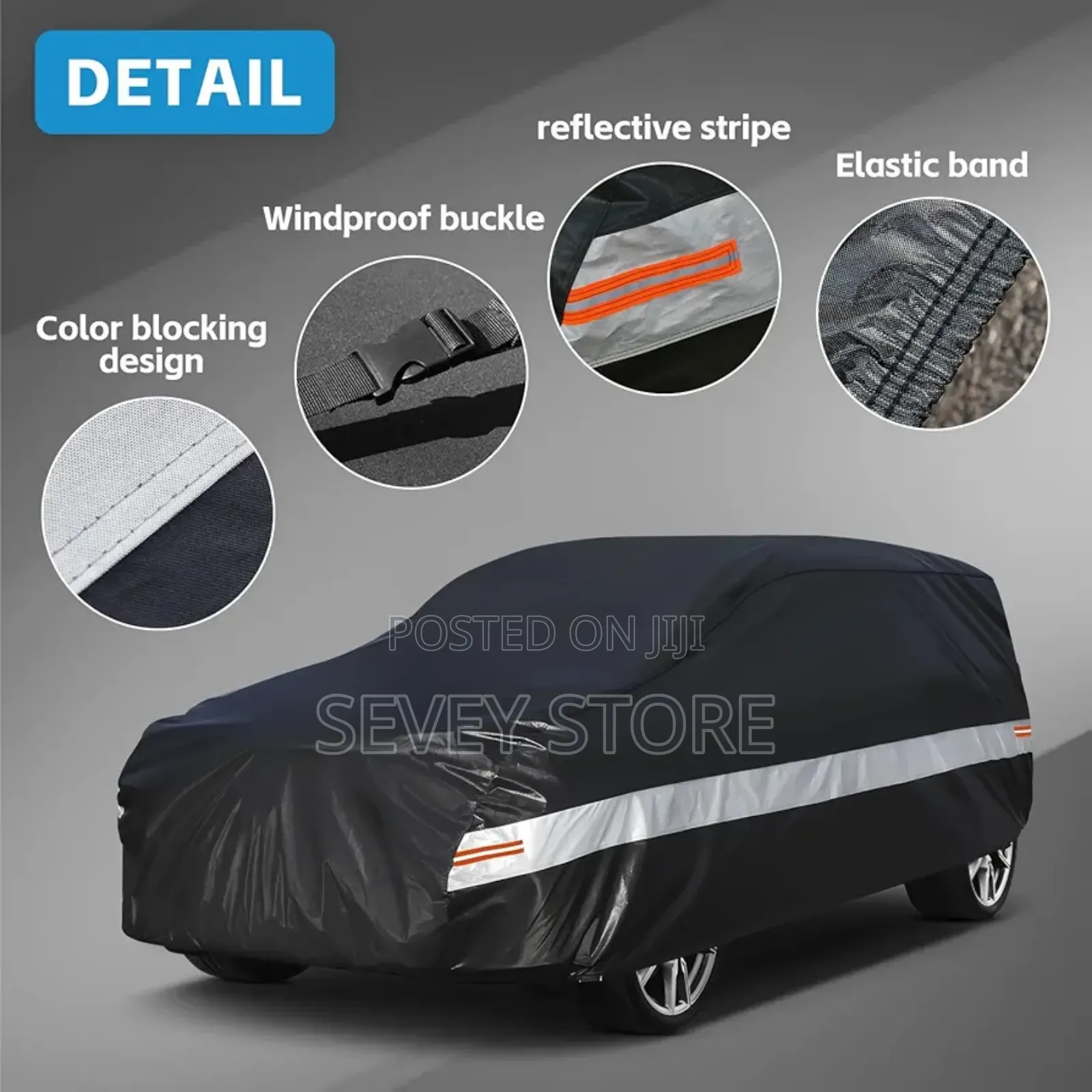 10 Layers Car Cover Waterproof All Weather for Large Suv,100