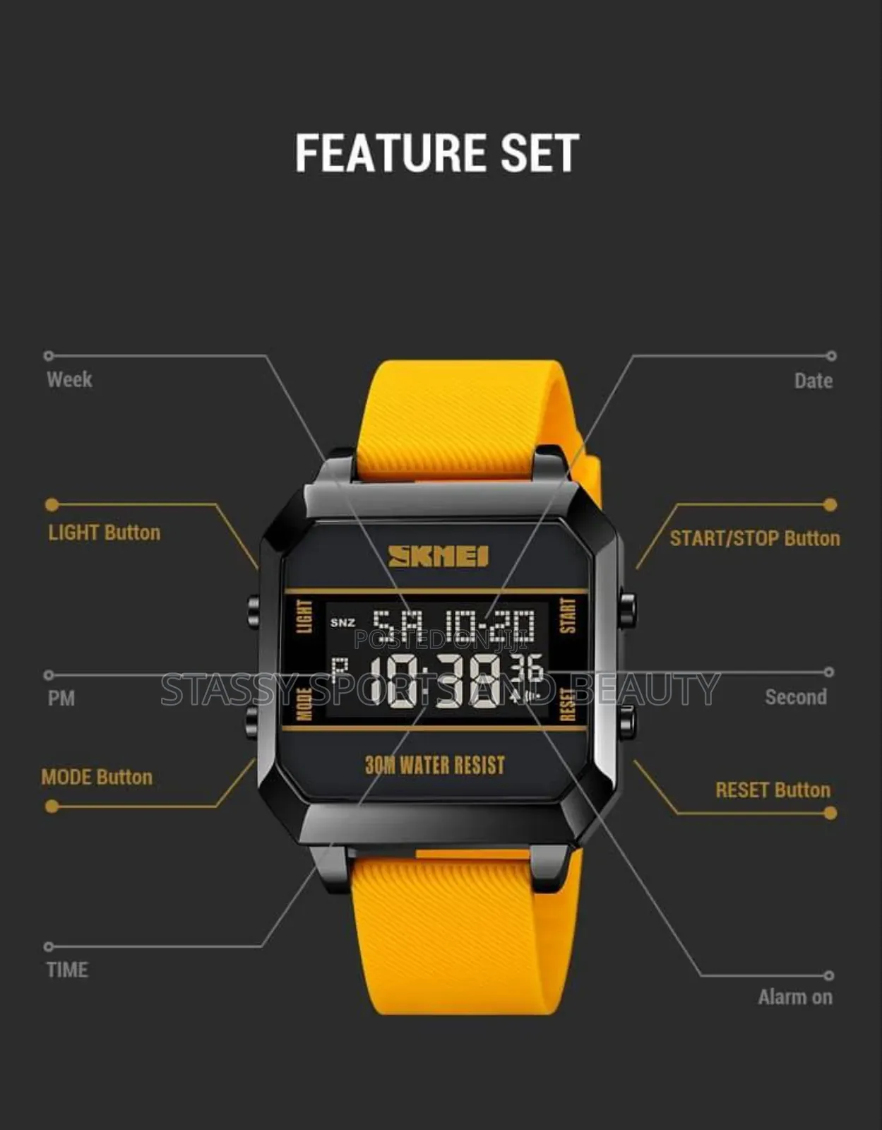 Skmei Digital Wristwatch - Boxed
