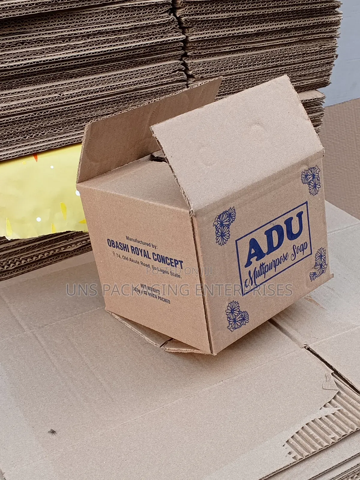 Currogated Soap Carton
