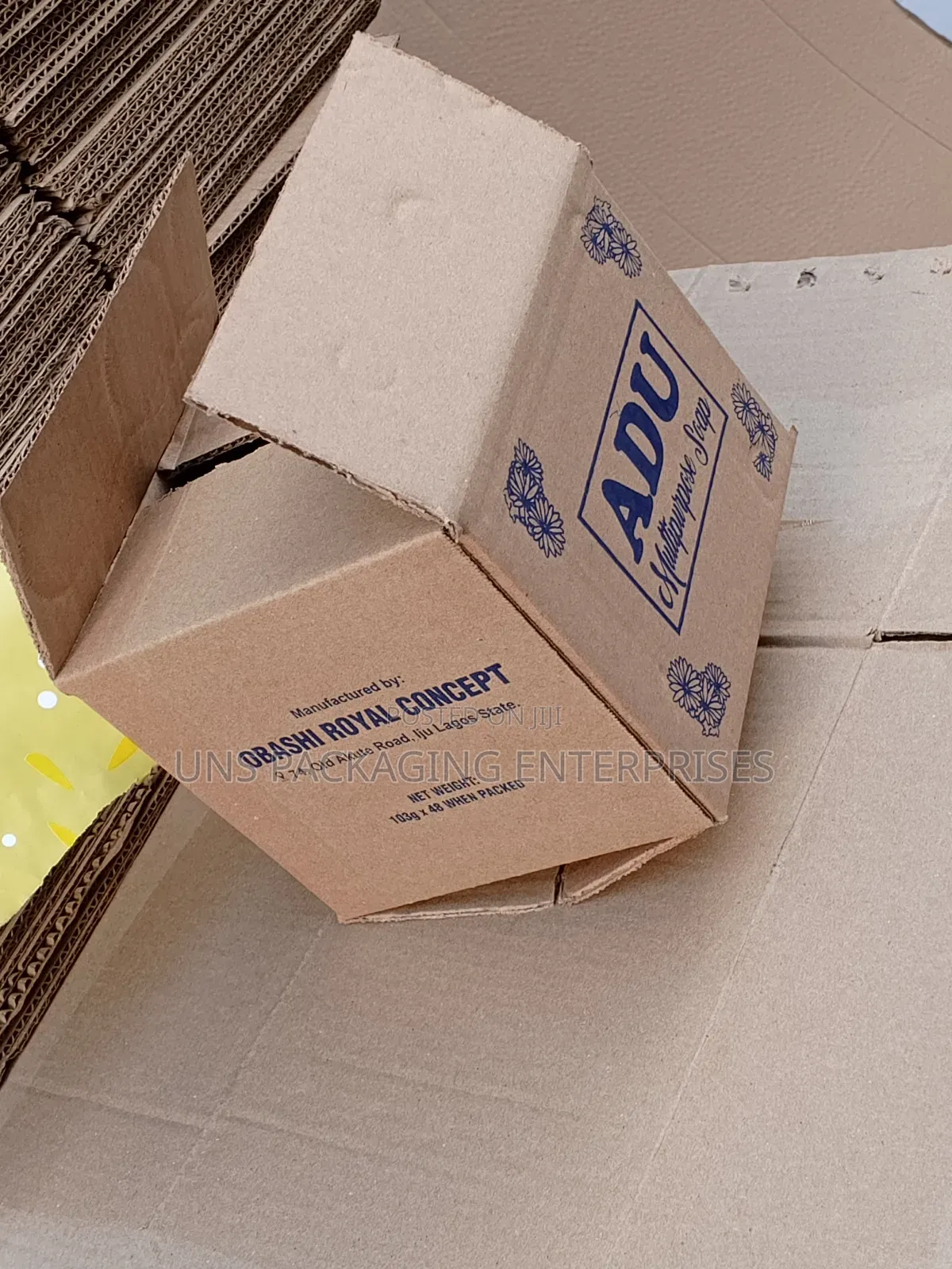 Currogated Soap Carton