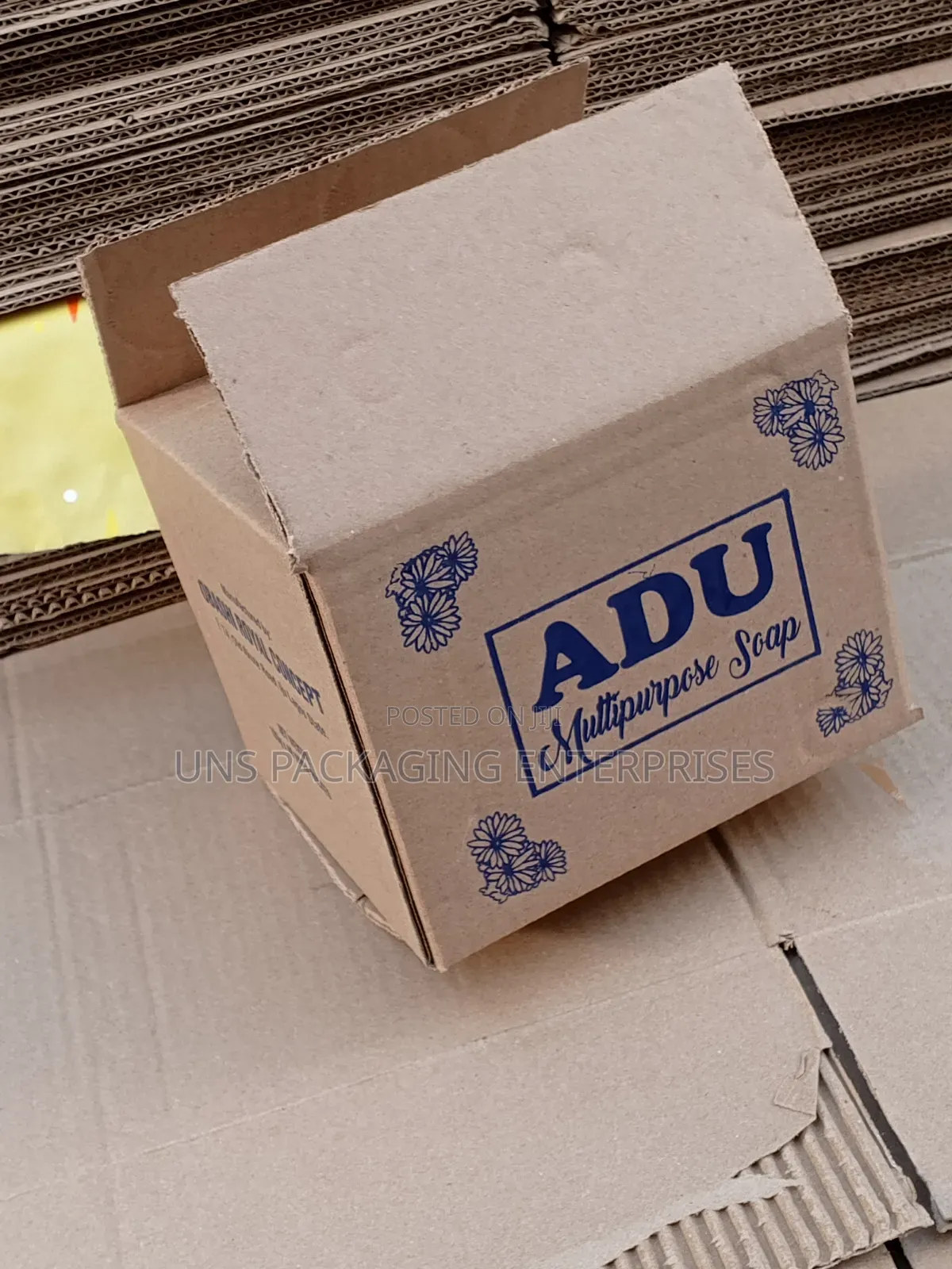Currogated Soap Carton