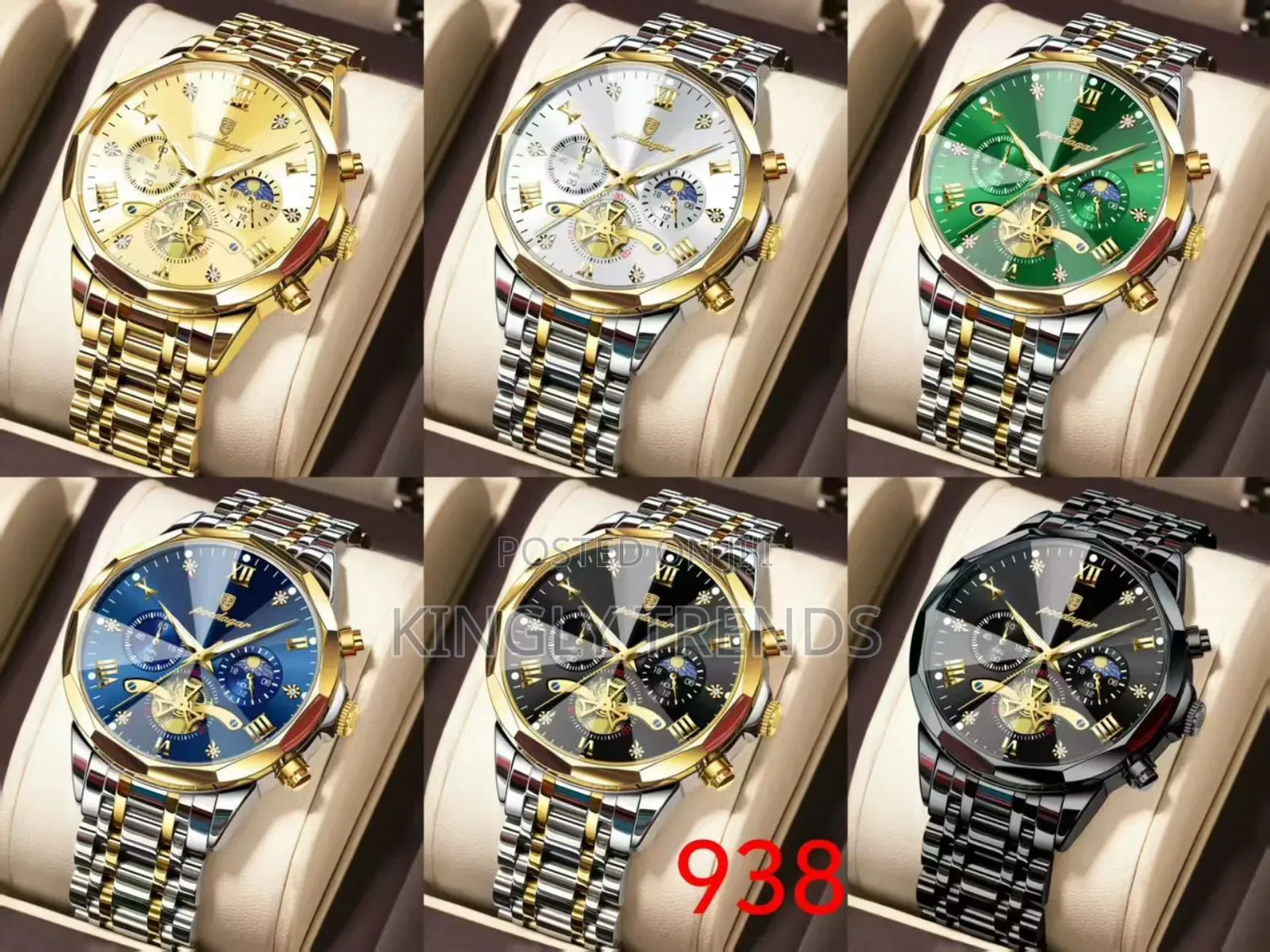 Poedagar Quality Waterproof Stainless Wristwatch