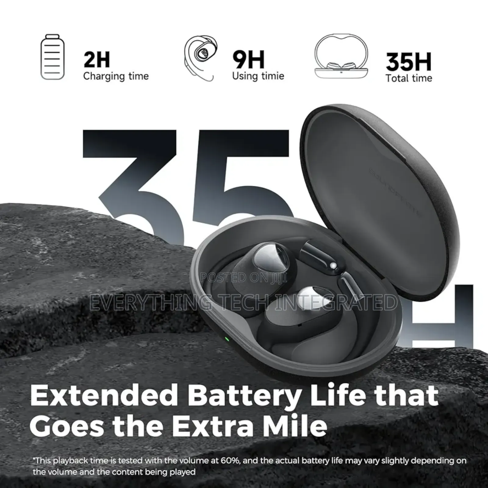 Soundpeats Gofree2 Open Ear Headphones Over Ear Buds Ldac