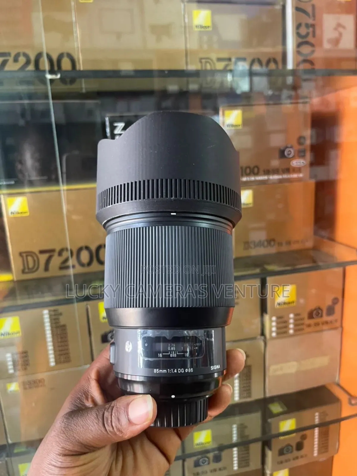 Lens, for Nikon Sigma 85mm,F1.4 Dg