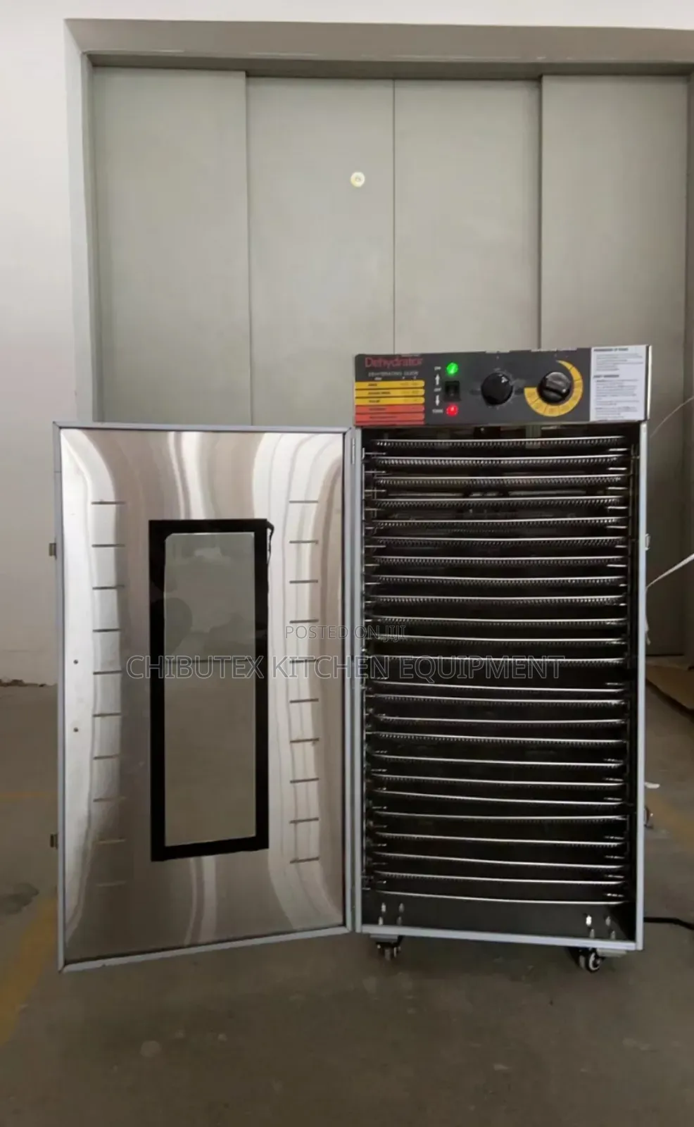 Industrial Food Dehydrator Dryer 24 Trays Single Door