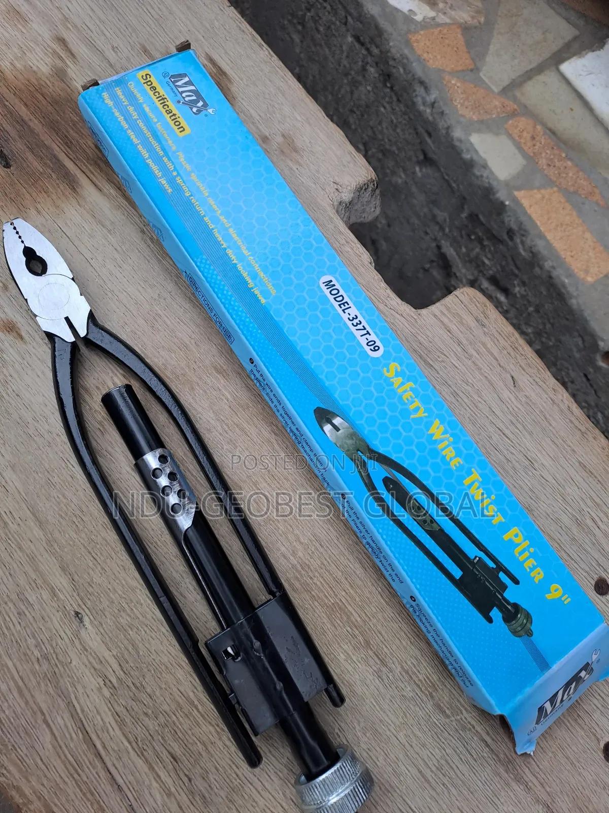 Max Safety Wire Twist Pliers, 9"