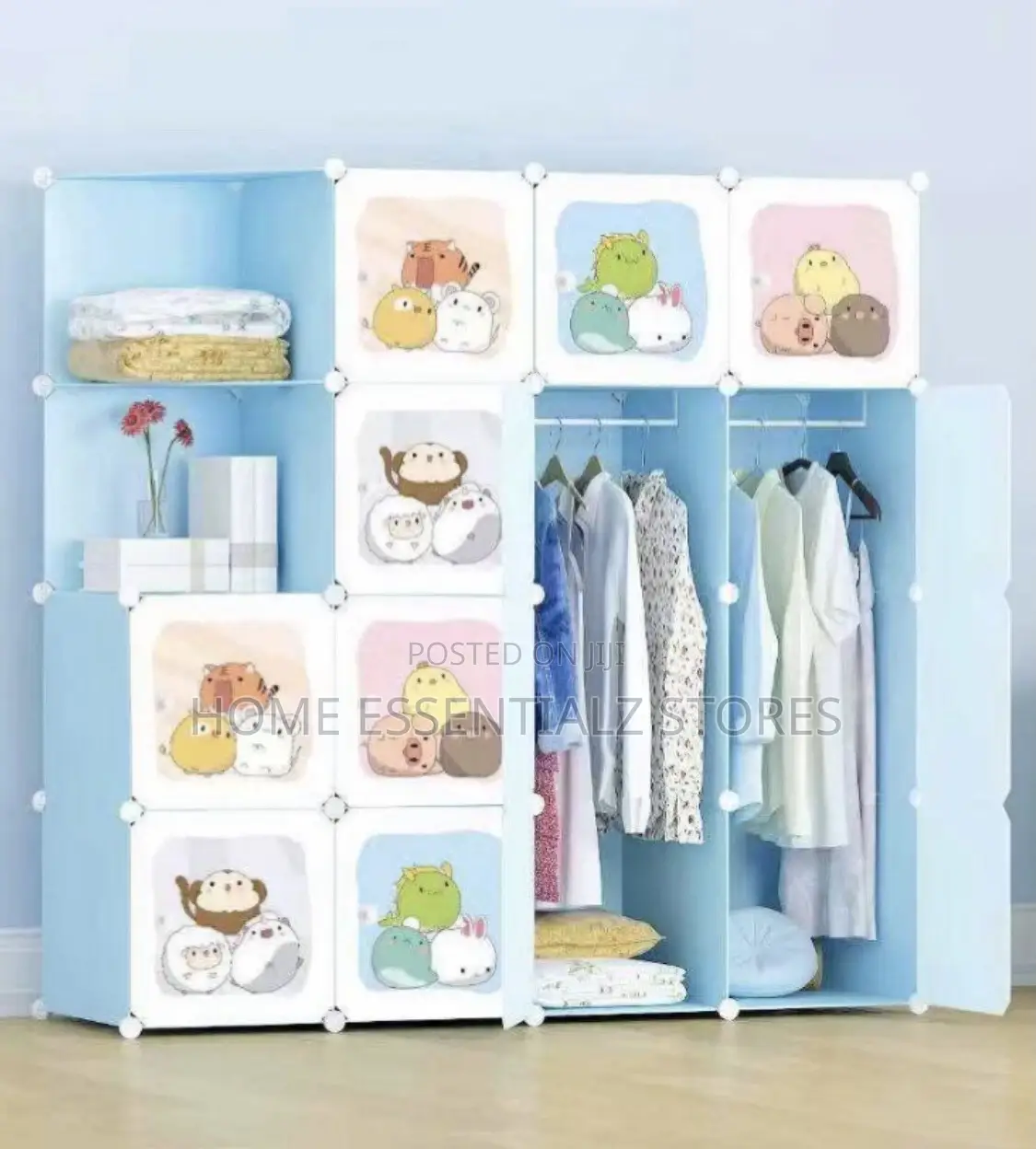 Children’S Kids Standing Clothes Cabinet