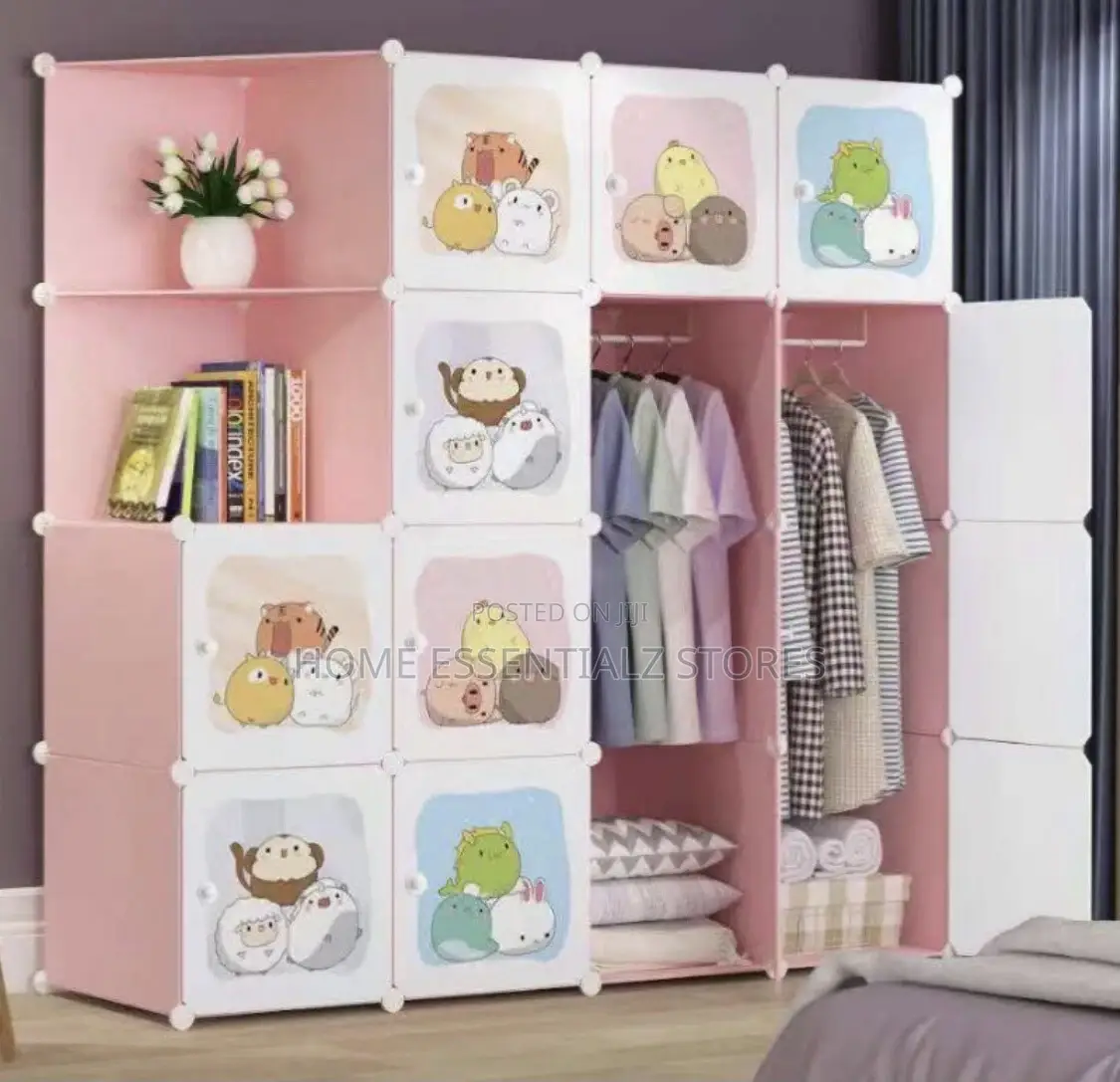 Children’S Kids Standing Clothes Cabinet