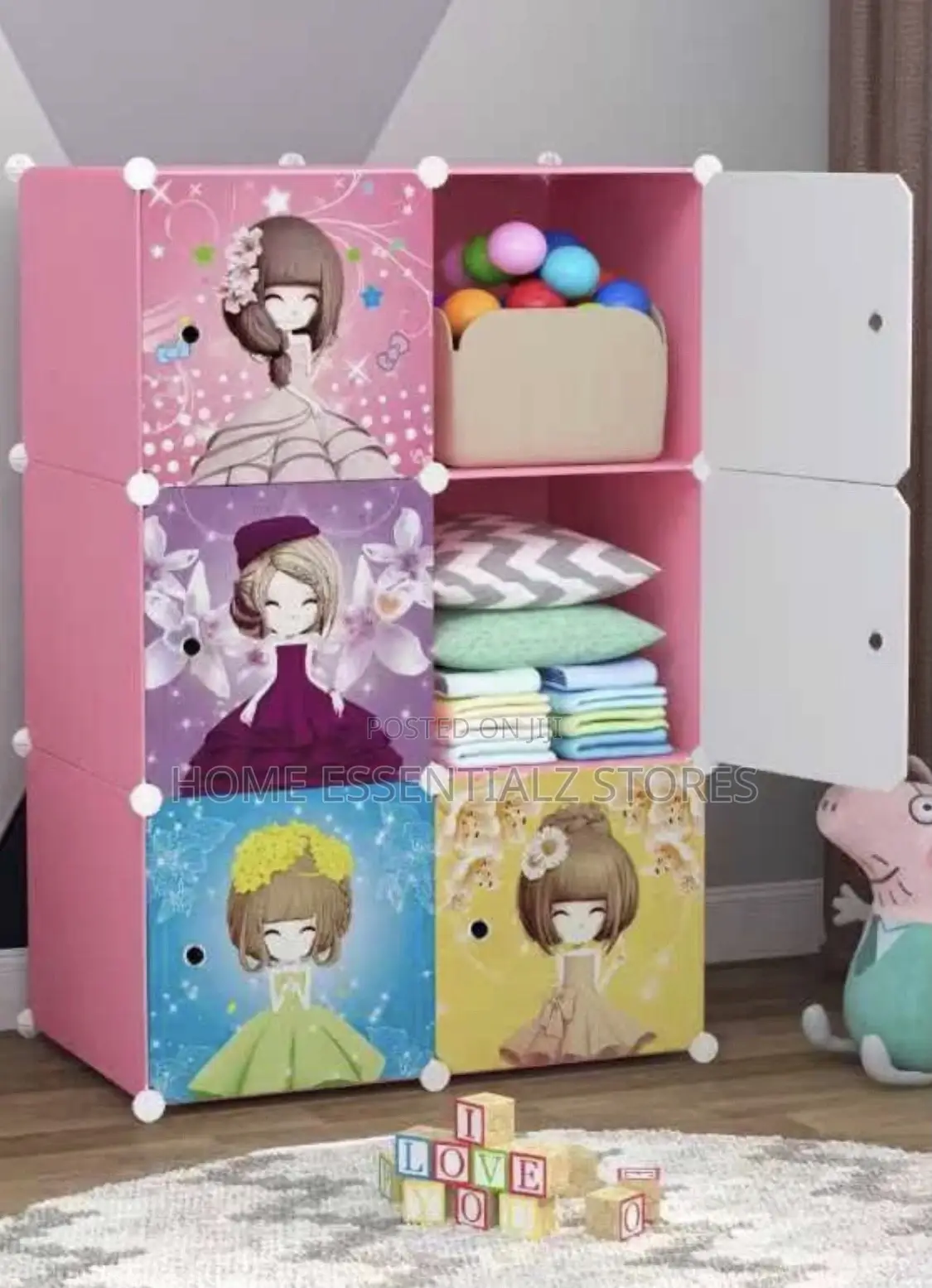 Children’S Babies Compact Clothes Cabinet