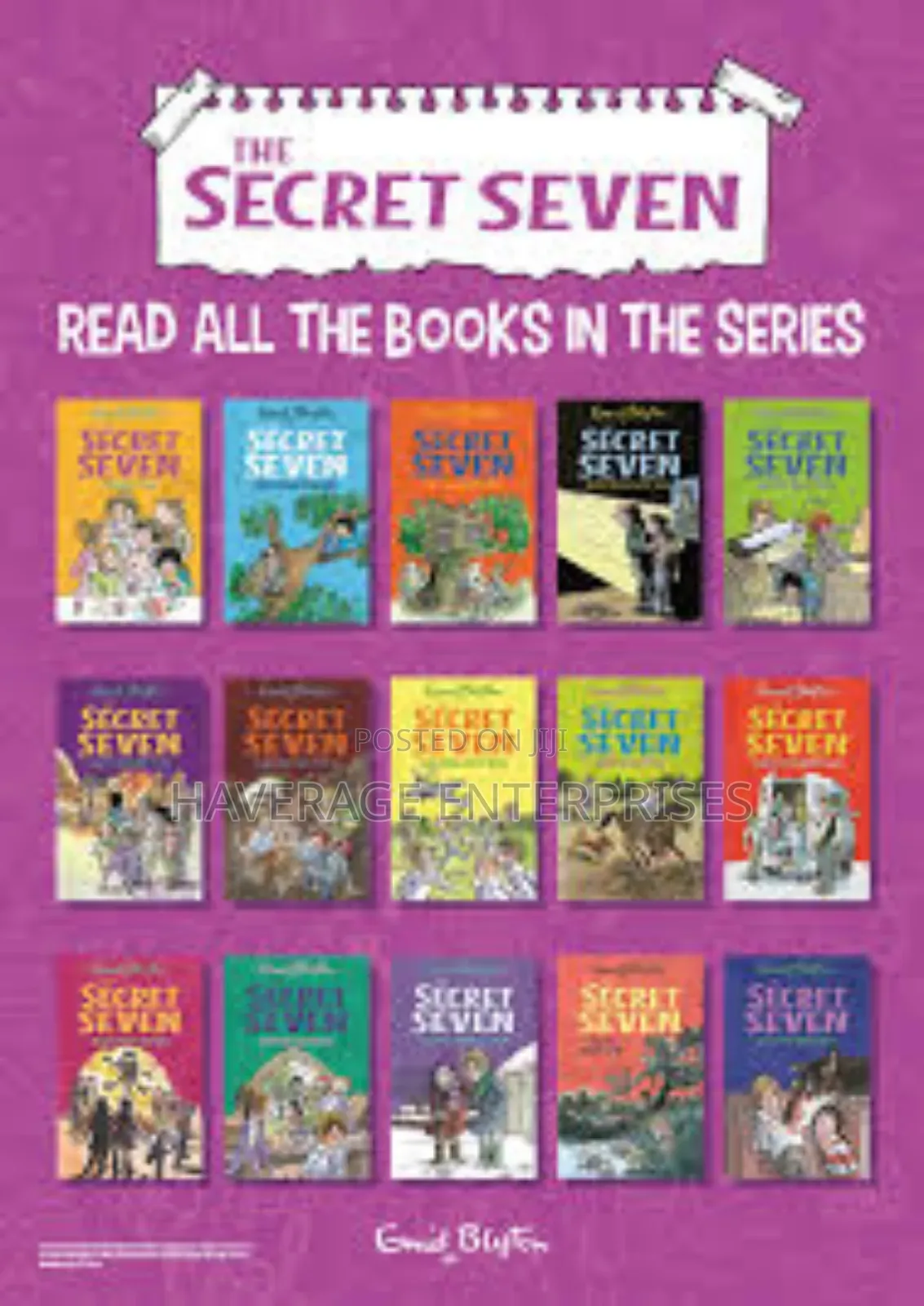 The Secret Seven (Series) by Enid Blyton -a Set of 12 Books