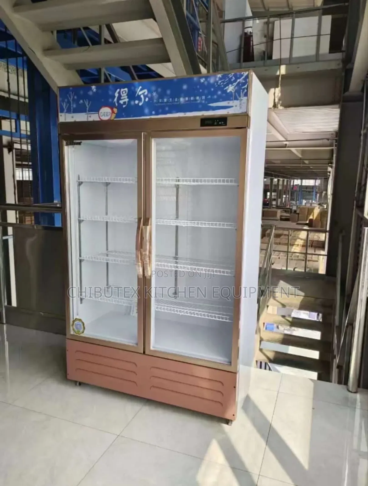 Industrial Display Chiller Double 2 Door