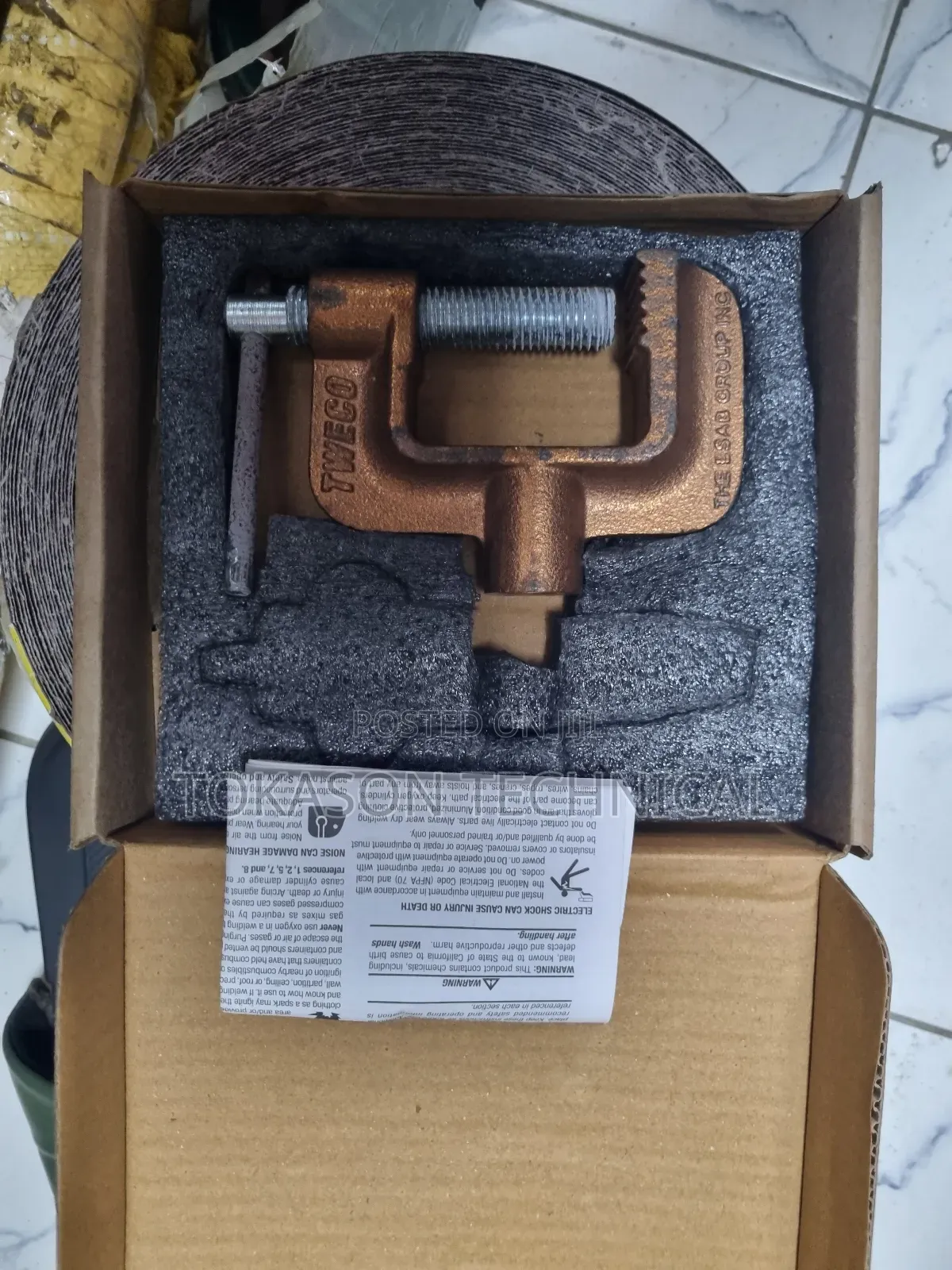 Tweco Gc-600-50 Ground Clamp